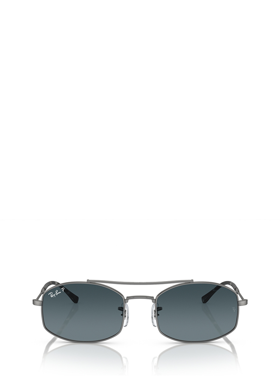 Ray-Ban RB3719 Oval Metal Polarize Unisex Güneş Gözlüğü