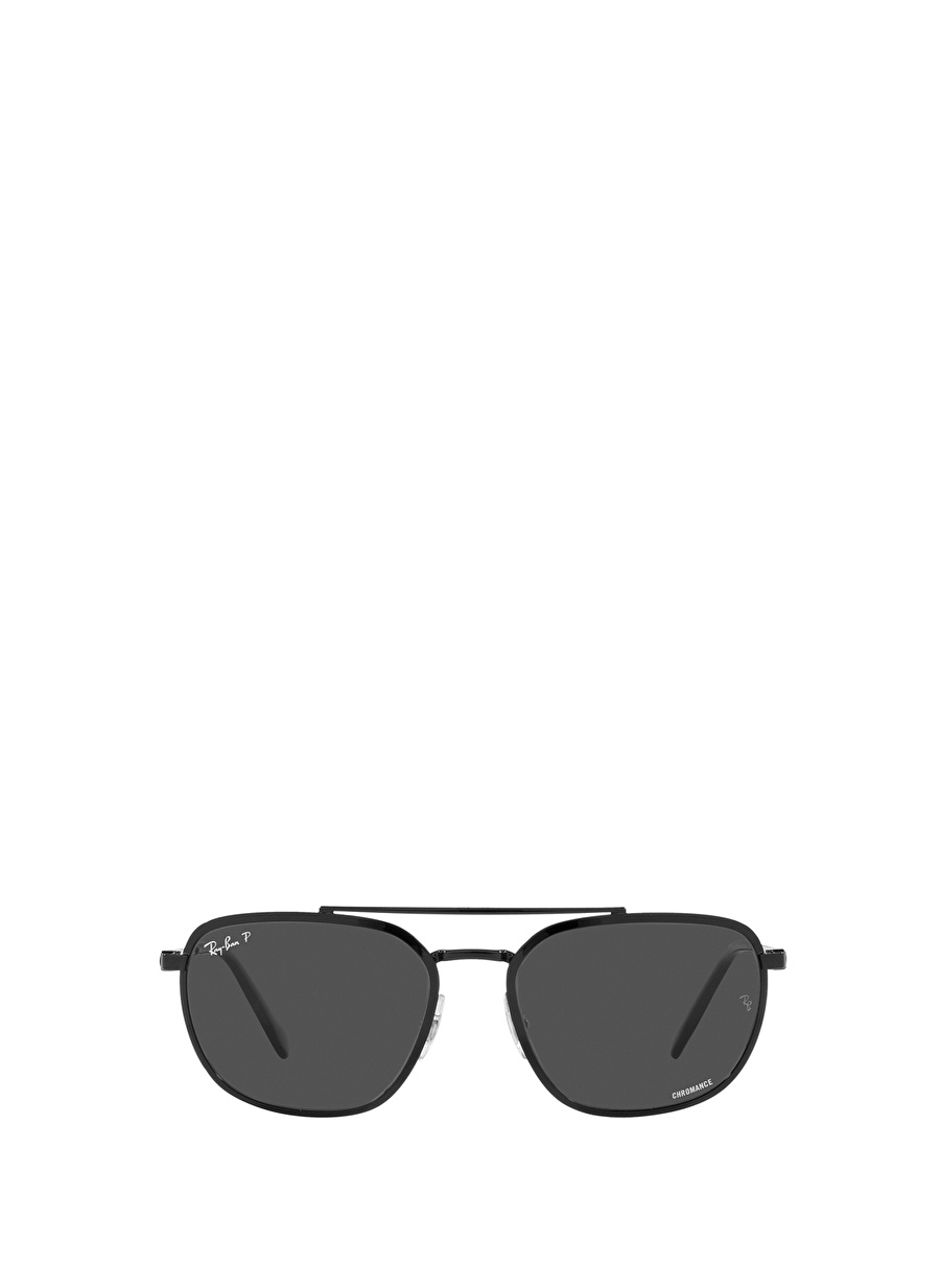 Ray-Ban Chromance RB3708 Kare Siyah Polarize Unisex Güneş Gözlüğü