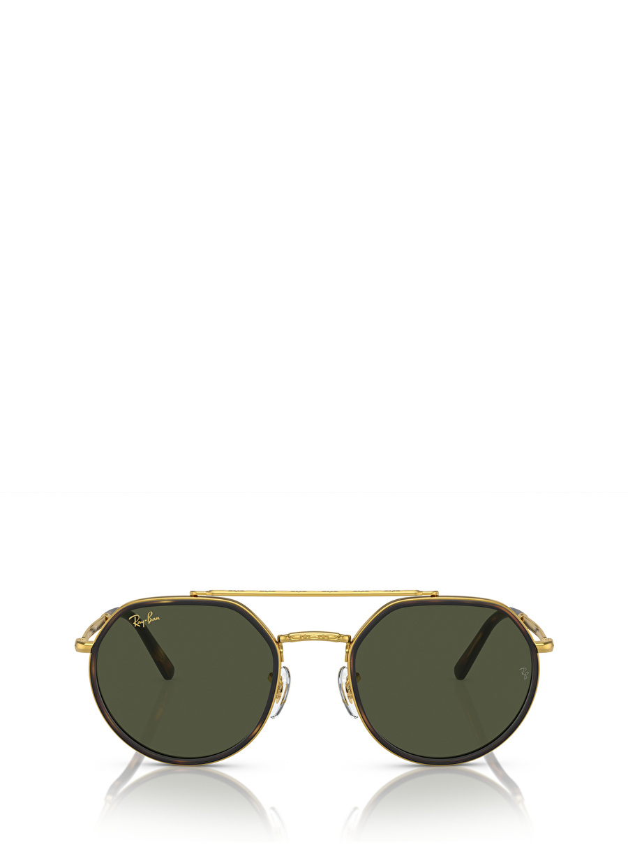 Ray-Ban RB3765 Geometrik Altın Unisex Güneş Gözlüğü