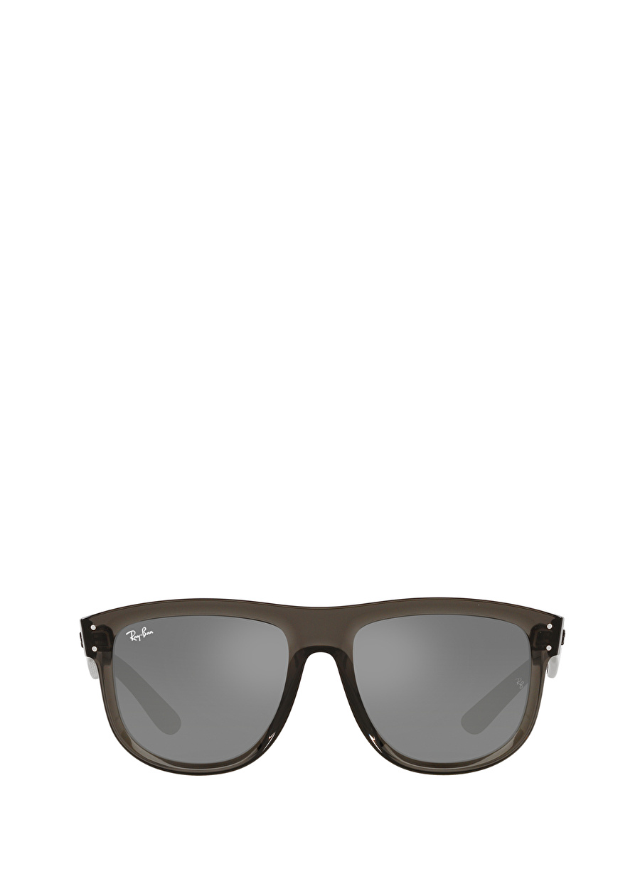 Ray-Ban Boyfriend Reverse RBR0501S Kare Gri Unisex Güneş Gözlüğü