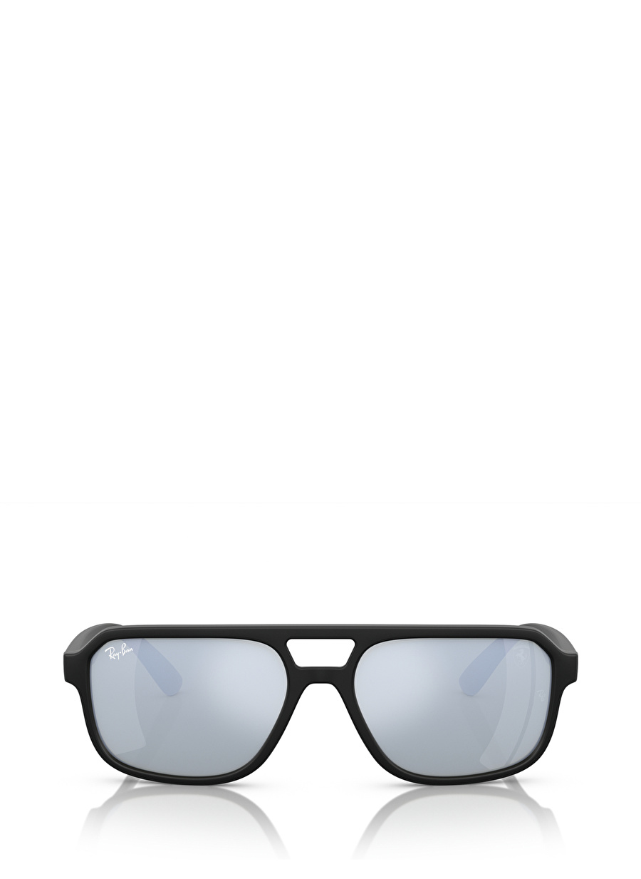 Ray-Ban Scuderia Ferrari Collection RB4414M Geometrik Siyah Unisex Güneş Gözlüğü