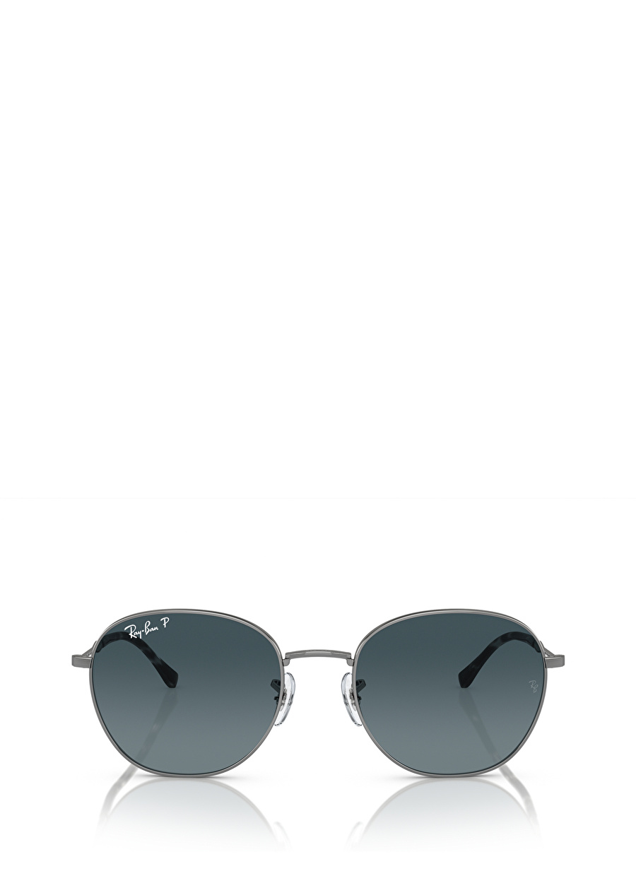 Ray-Ban RB3809 Yuvarlatılmış Kare Metal Polarize Unisex Güneş Gözlüğü