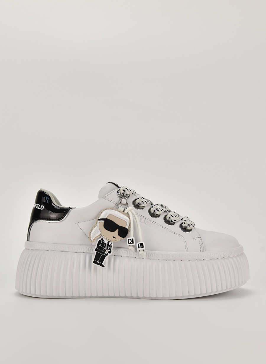 KARL LAGERFELD Beyaz Kadın Deri Sneaker KL42376N011