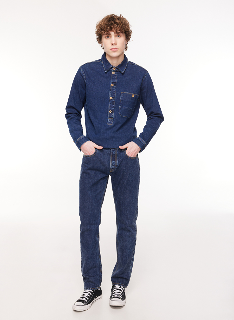 Denim Trip Normal Bel Slim Straight Erkek Denim Pantolon DT10395_MARCEL Slim Straight Fit