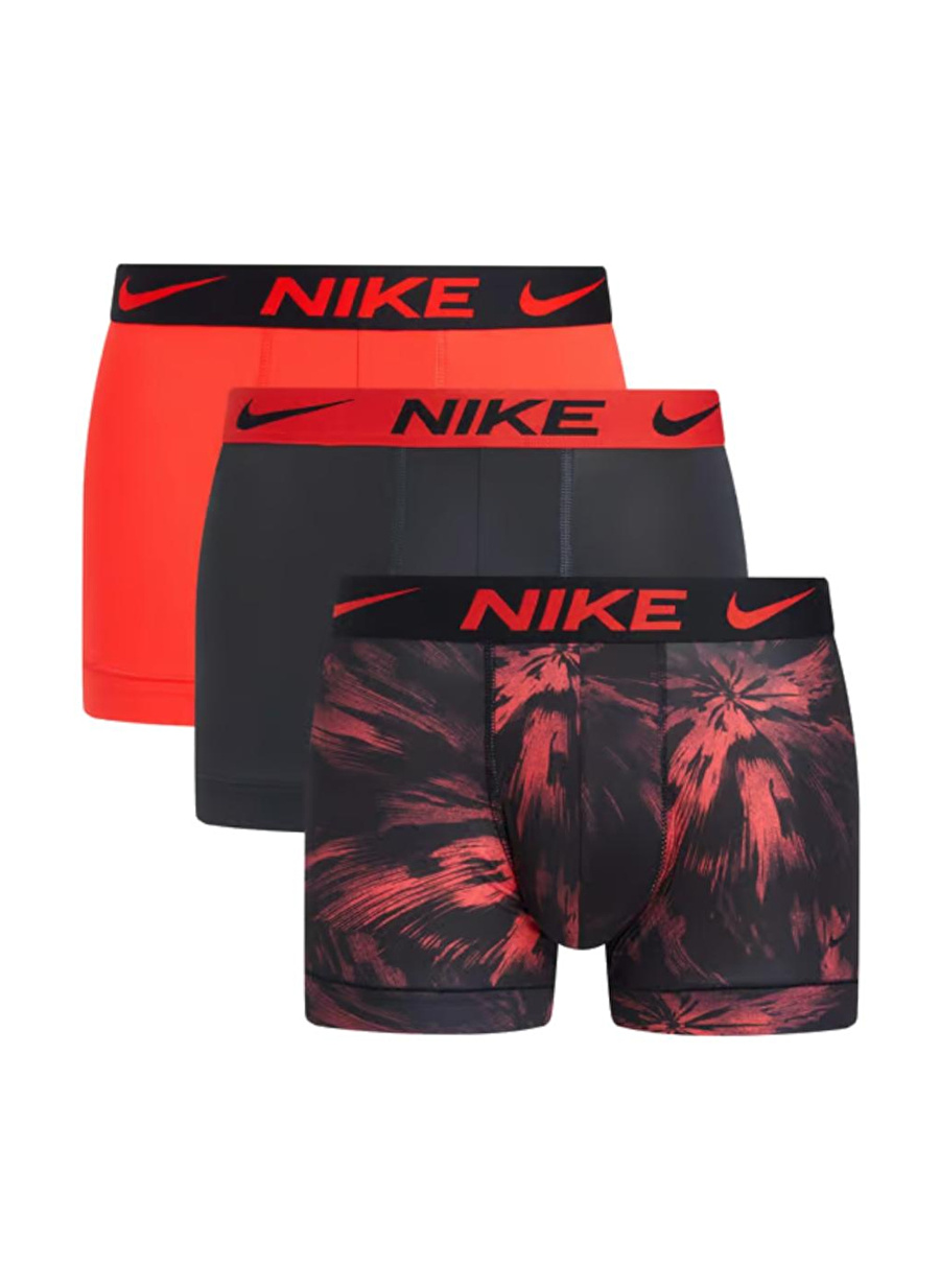 Nike Çok Renkli Erkek 3lü Boxer 000PKE1156GGB-TRUNK 3PK