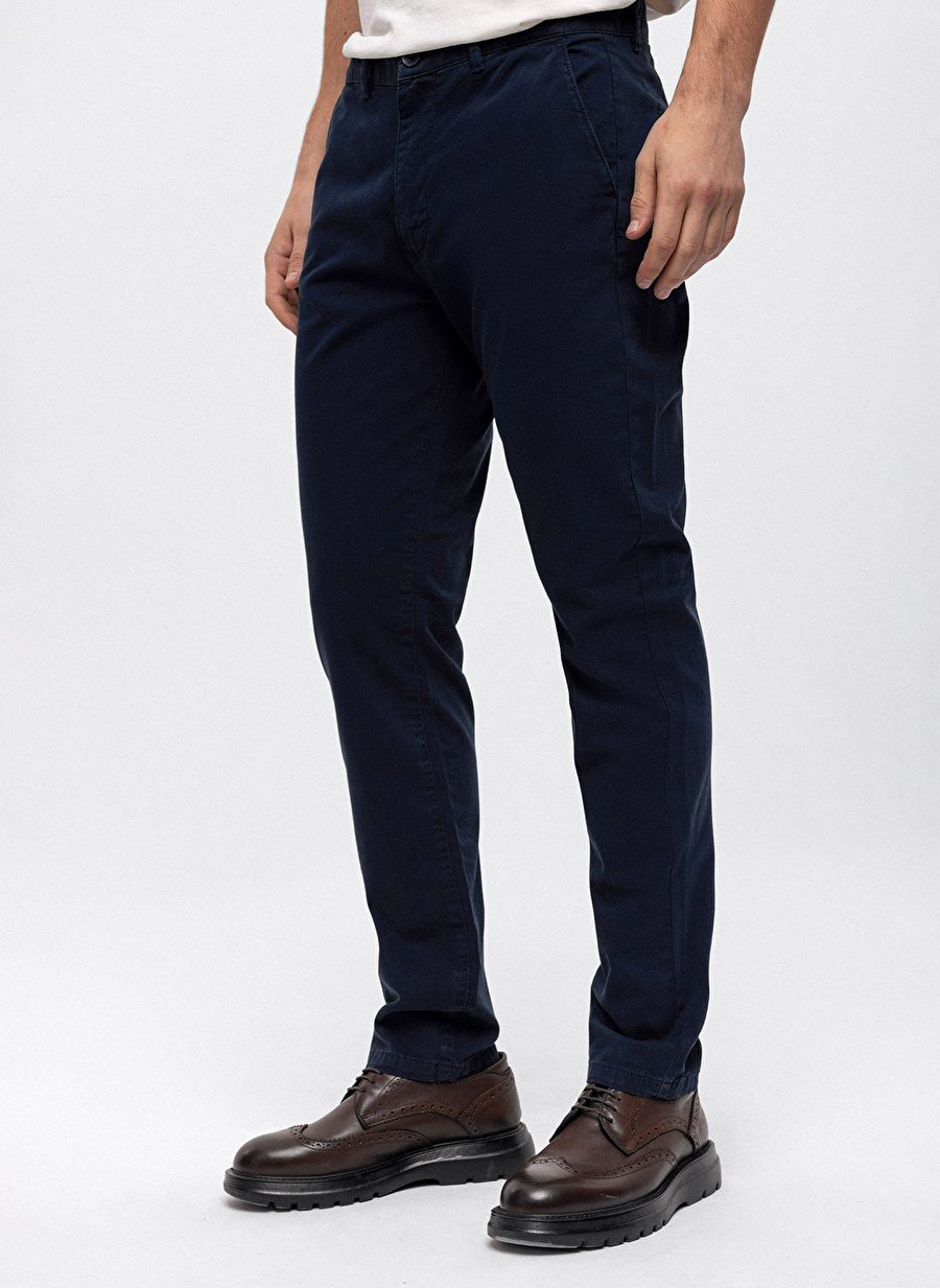 Back and Bond Normal Bel Normal Paça Slim Fit Lacivert Erkek Pantolon B33W32005_2