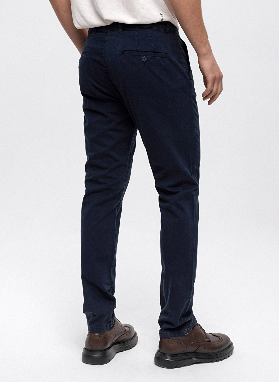 Back and Bond Normal Bel Normal Paça Slim Fit Lacivert Erkek Pantolon B33W32005_4