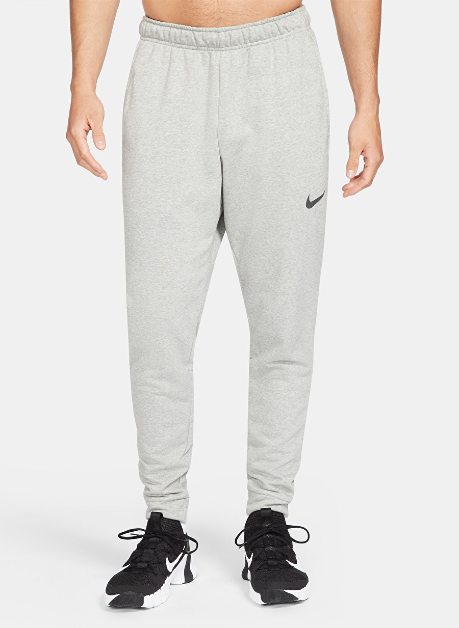 Nike Gri Erkek Uzun Eşofman Altı CZ6379-063-M NK DF PNT TAPER FL