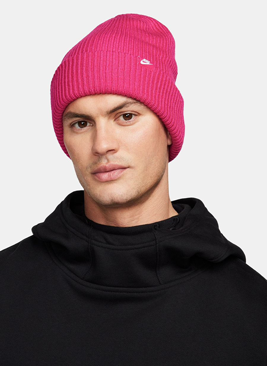 Nike Pembe Unisex Bere FB6526-615-U NK PEAK BEANIE SC FUT