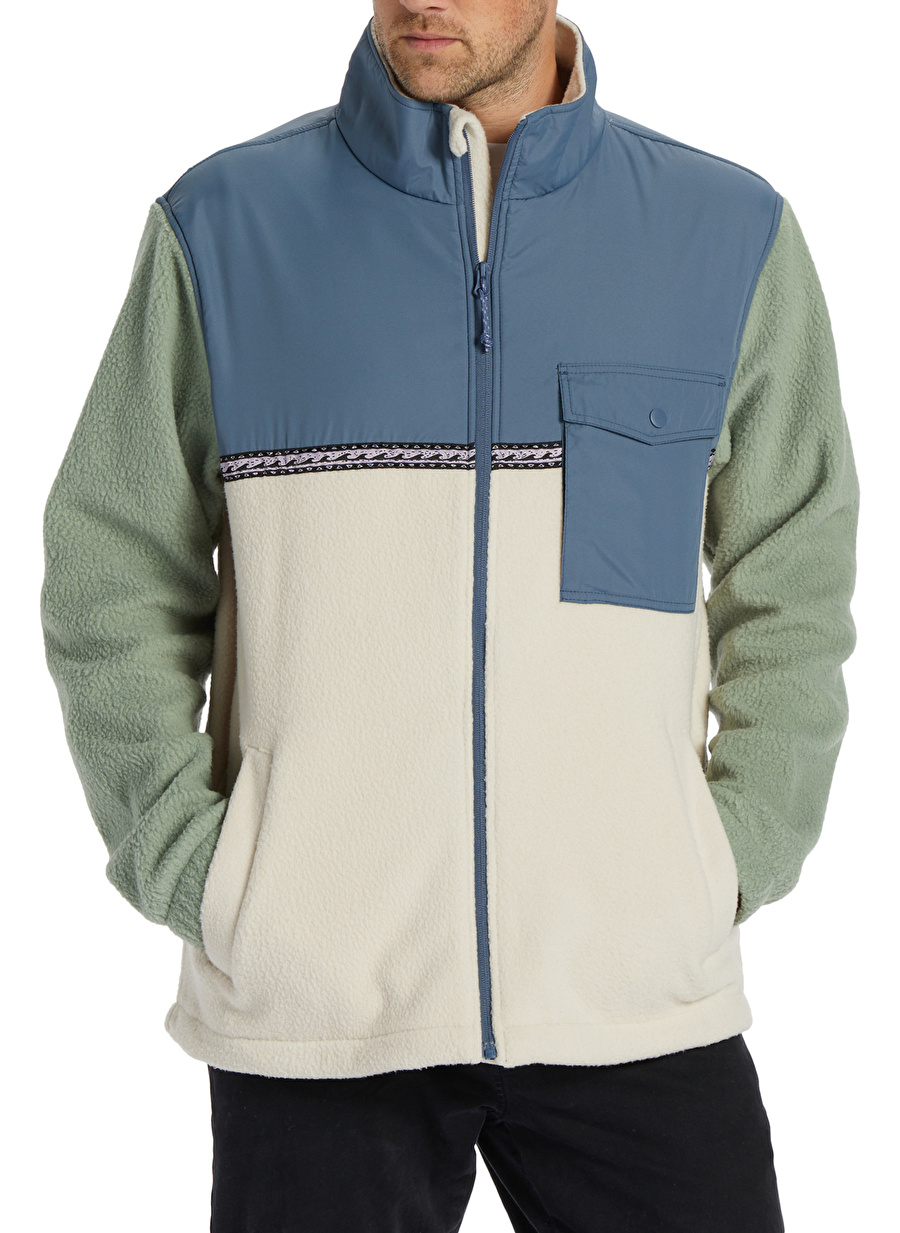 Billabong Mavi Erkek Kapüşon Yaka Polar Sweatshırt ABYFT00313 Boundary Trail Zip