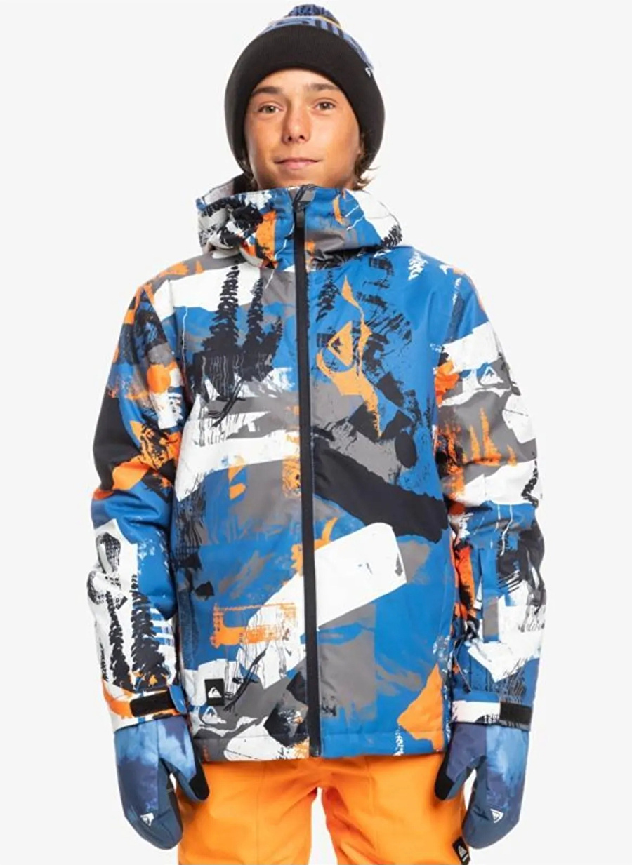 Quiksilver Çok Renkli Erkek Çocuk Kapüşonlu Kayak Montu EQBTJ03164