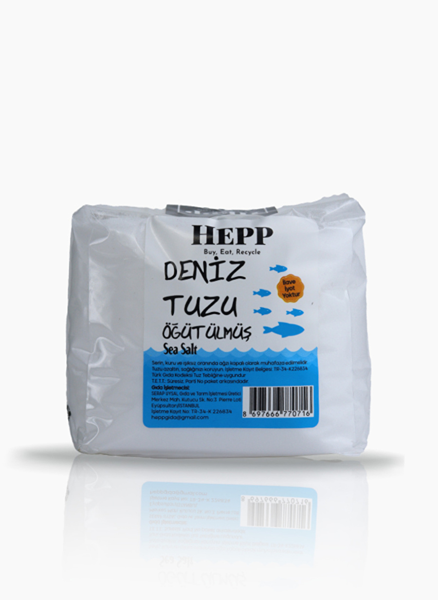 Ekoloji Market Hepp Deniz Tuzu - Öğütülmüş 500 gr