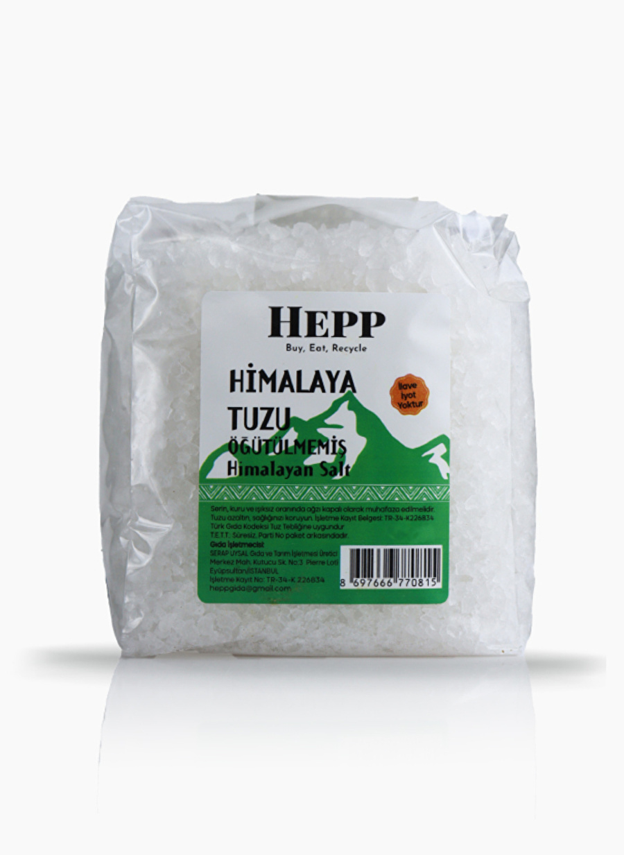 Ekoloji Market Hepp Himalaya Tuzu Öğütülmemiş 500gr