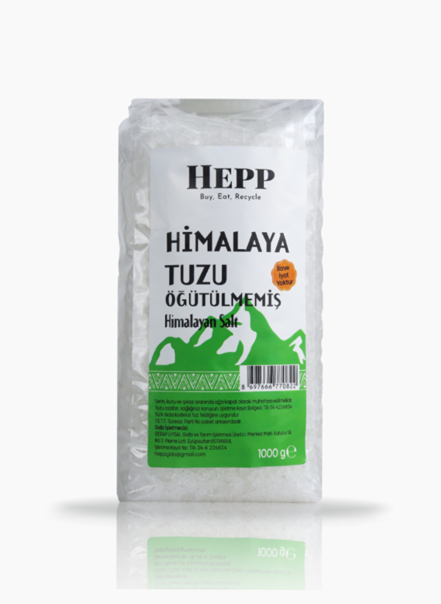 Ekoloji Market Hepp Himalaya Tuzu Öğütülmemiş 1kg