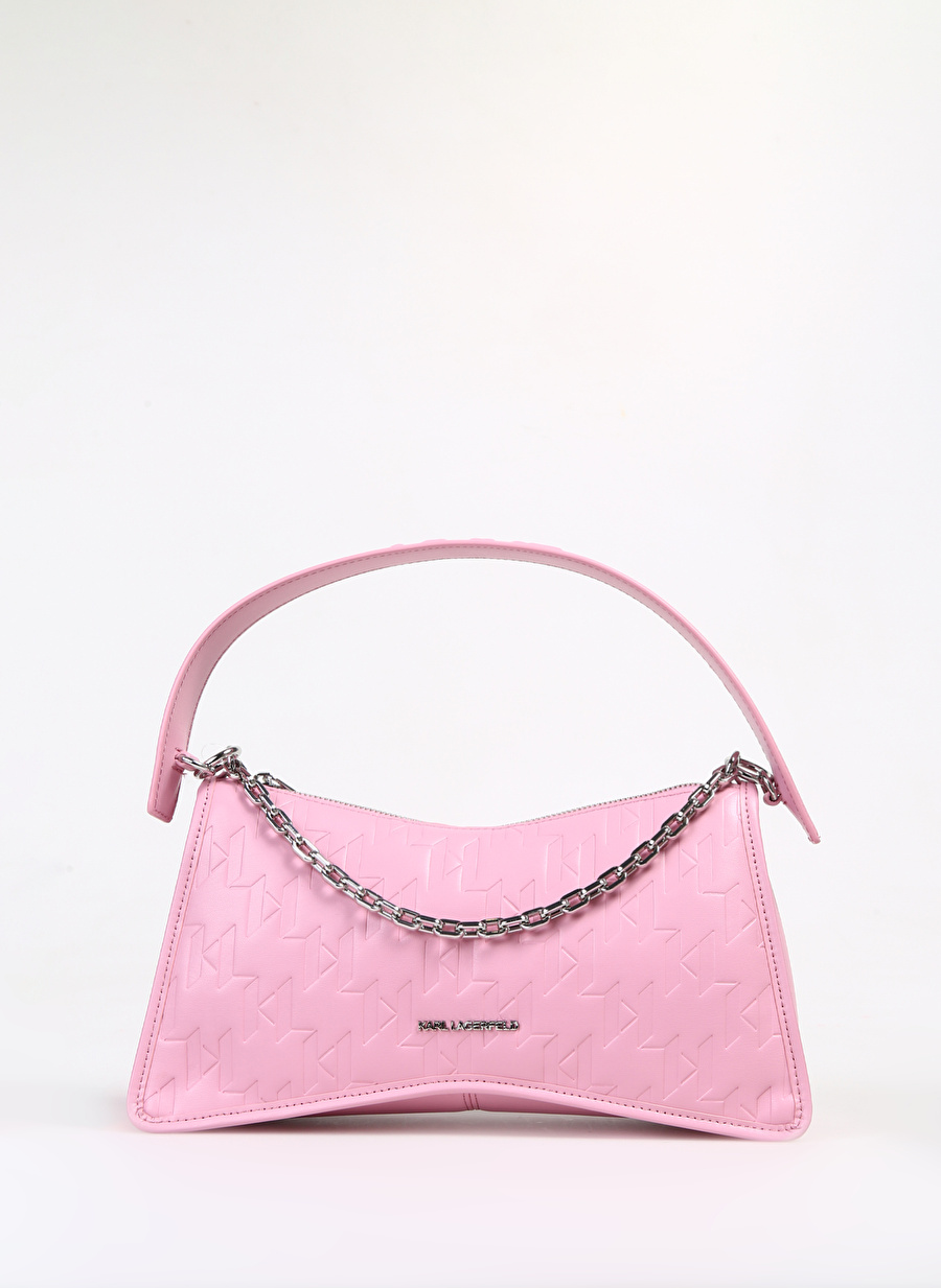 KARL LAGERFELD Pembe Kadın 31x16,5x9 cm Deri El Çantası 231W3020498