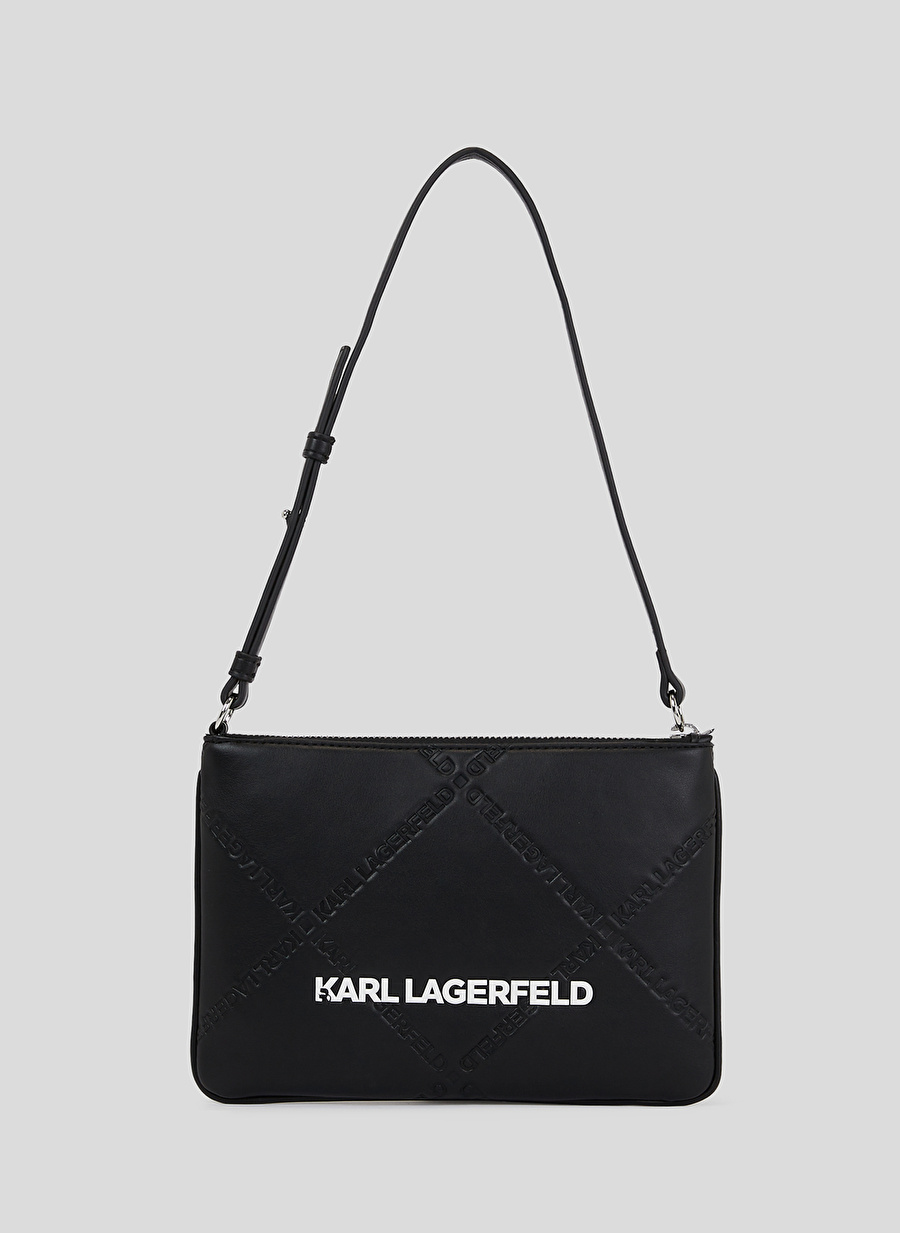 KARL LAGERFELD Siyah Kadın 23x16,5x0,5 cm Omuz Çantası 235W3216999