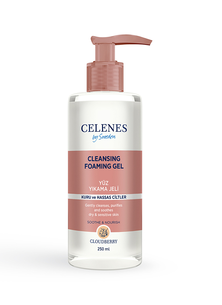 Celenes Cloudberry Yüz Yıkama Jeli Kuru/Hassas Ciltler 250 ml