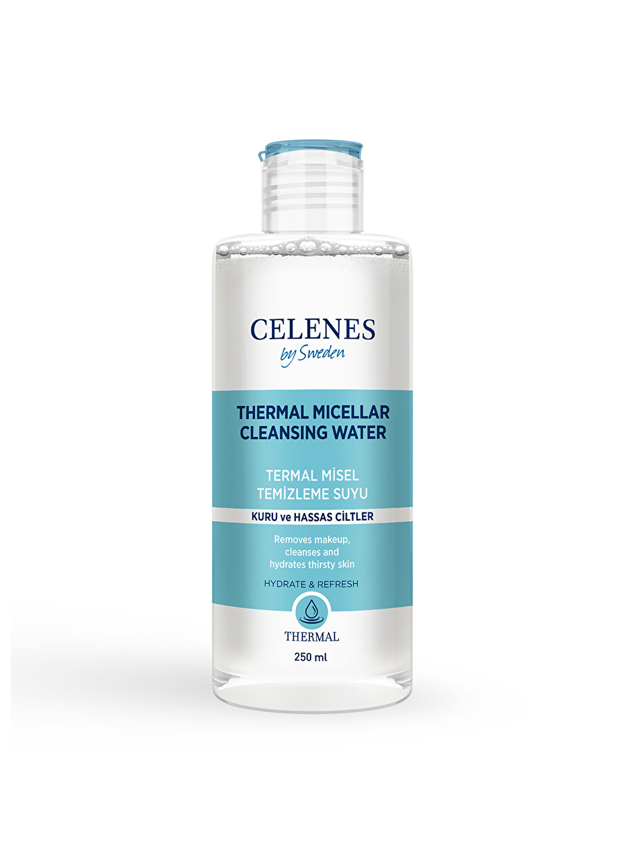 Celenes Thermal Misel Temizleme Suyu Kuru/Hassas Ciltler 250 ml