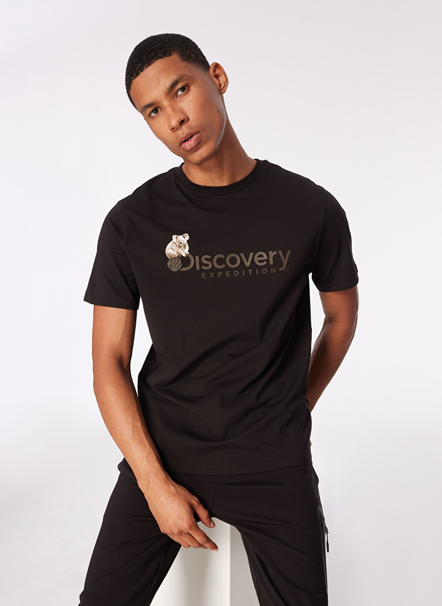 Discovery Expedition Siyah Erkek T-Shirt D4SM-TST3302