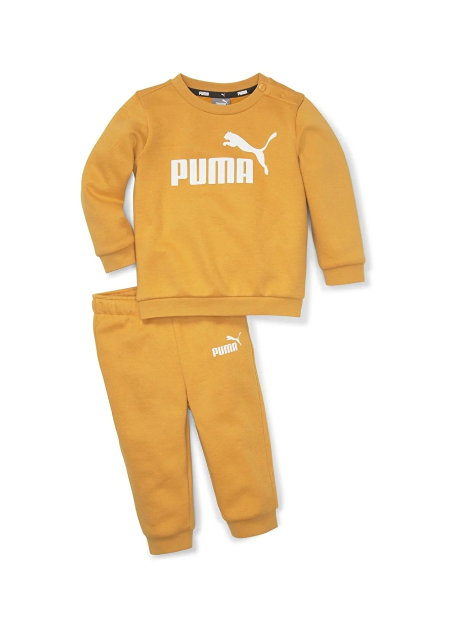 Puma Sarı Erkek Eşofman Takımı 84614130-Minicats ESS Crew Jogger