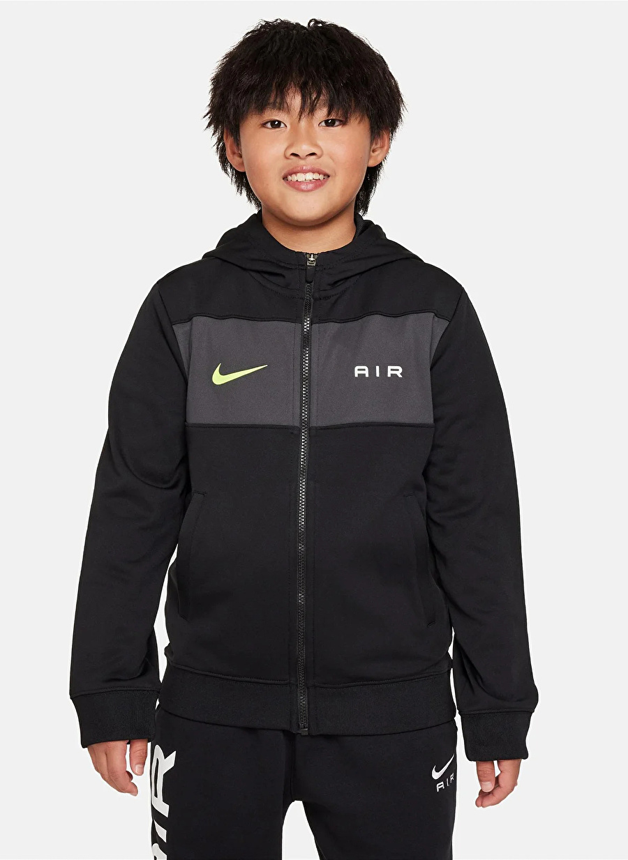 Nike Siyah - Gri Erkek Çocuk Sweatshirt