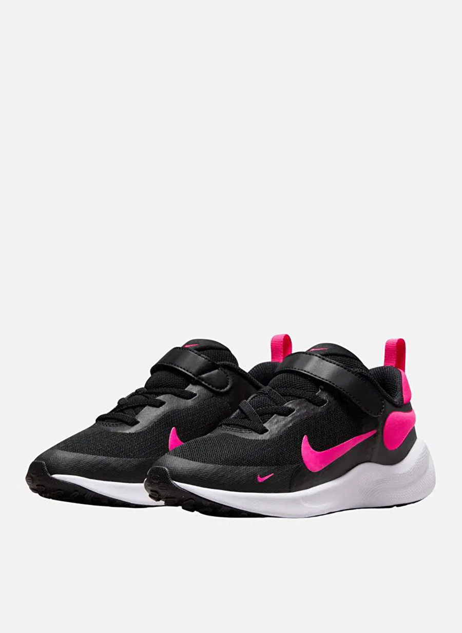 Nike Siyah - Pembe Kız Çocuk Sentetik Yürüyüş Ayakkabısı FB7690-002 NIKE REVOLUTION 7 (PSV) _1