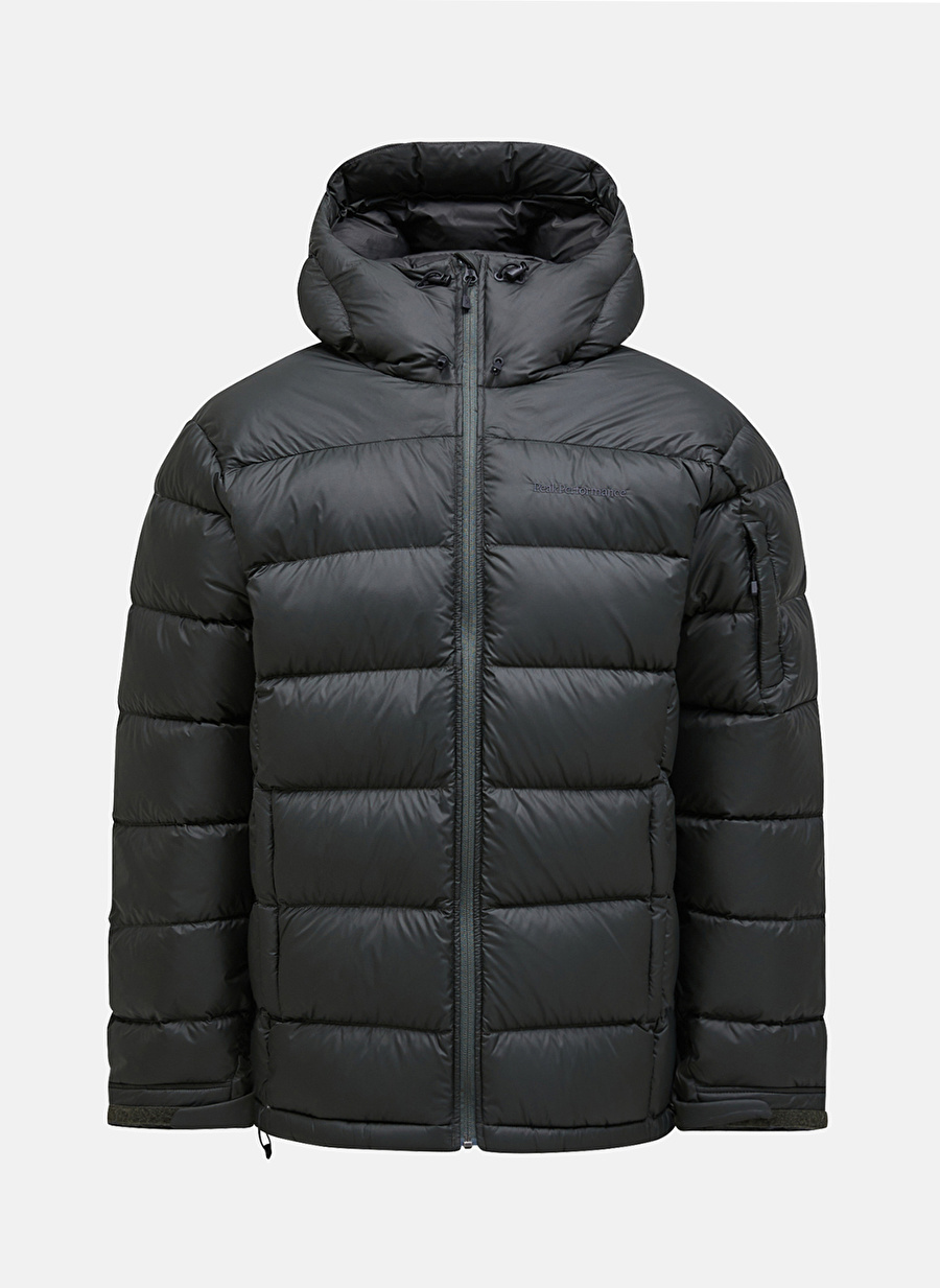 Peak Performance Koyu Yeşil Erkek Kapüşon Yaka Mont G79634050_M Frost Down Jacket