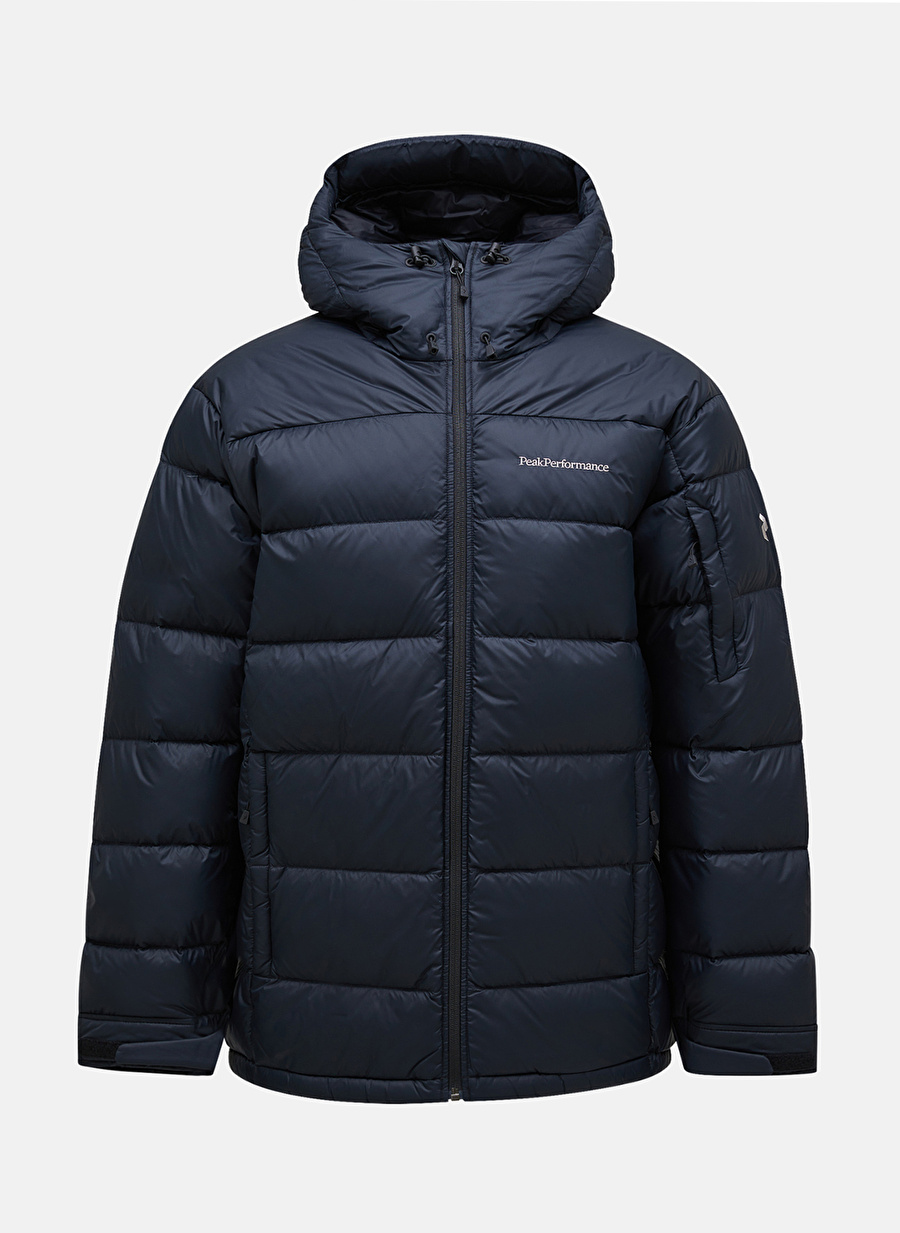 Peak Performance Siyah Erkek Kapüşon Yaka Mont G79634020_M Frost Down Jacket