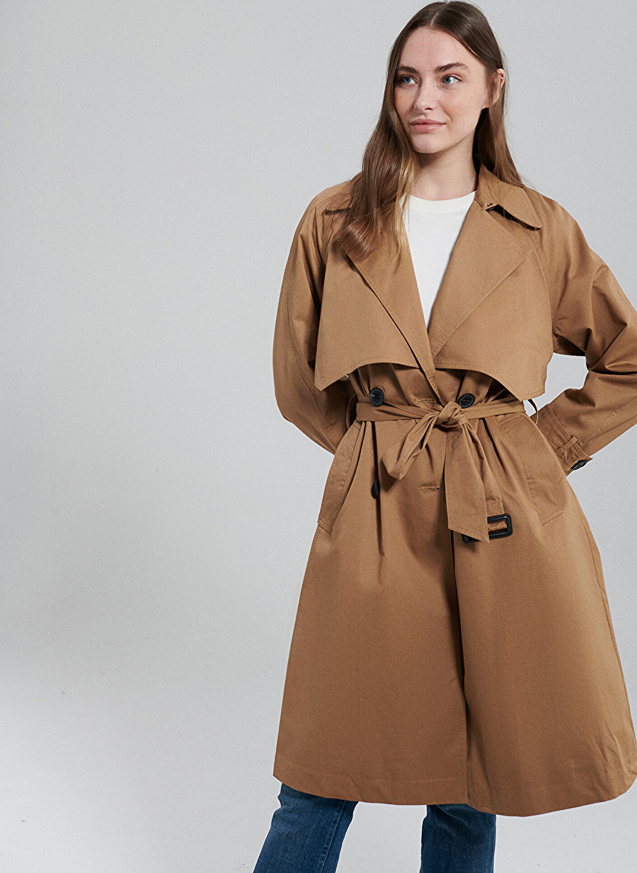 Mavi Kahve Kadın Trençkot M110703-70215-TRENCHCOAT