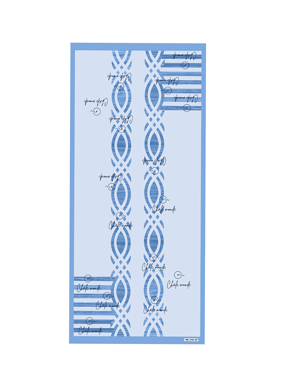 19V69 Italia Mavi Kadın Eşarp C1-16003-2YWT-01