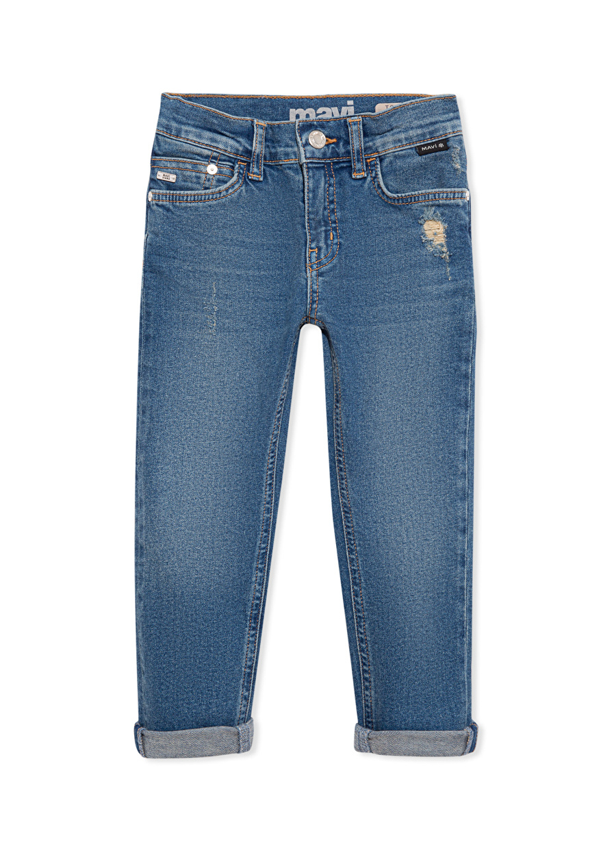 Mavi  TOM Lt Blue Normal Bel Açık Mavi Erkek Çocuk Denim Pantolon_1