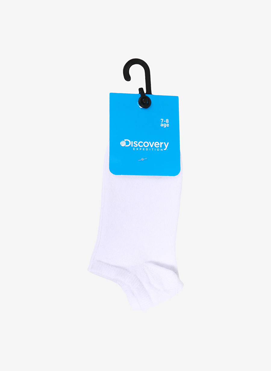 Discovery Expedition Beyaz Erkek Çocuk Sneaker Çorabı UL-CCK-PTK-ERK