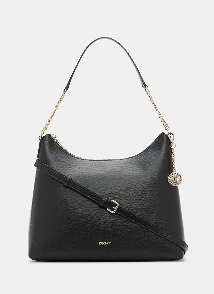 Dkny Siyah Kadın 30x26x11 cm Deri Çapraz Çanta R21C3R74BGD