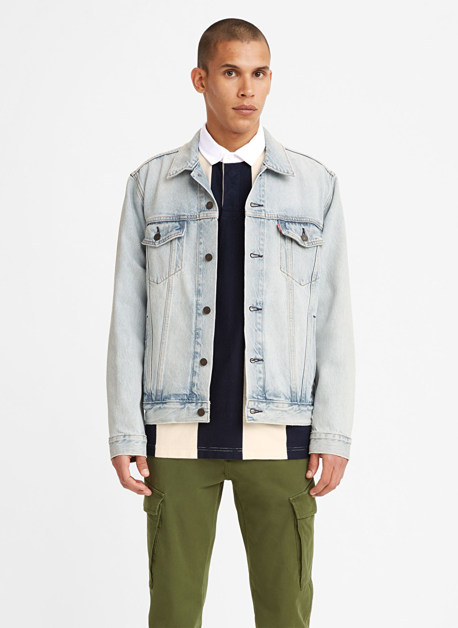 Levis Açık Mavi Erkek Denim Ceket A9431-0000_THE TRUCKER JACKET NEW L