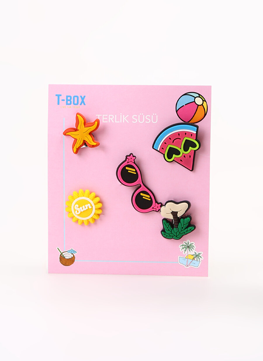 T-Box Fuşya Crocs Terlik Süsü ACCESSORY-SUMMER