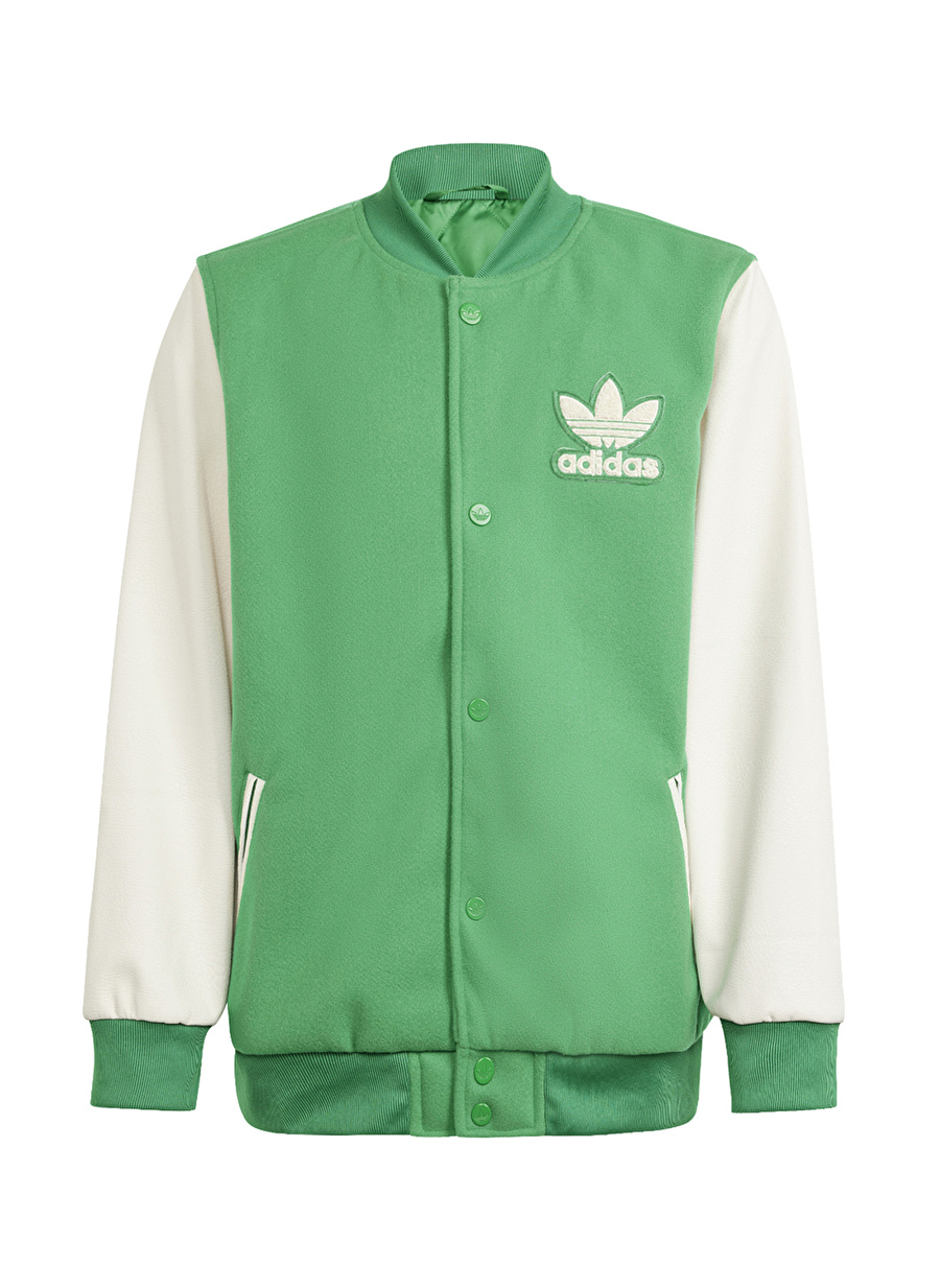 adidas Yeşil Erkek Çocuk Biker Ceket 23YSL7258