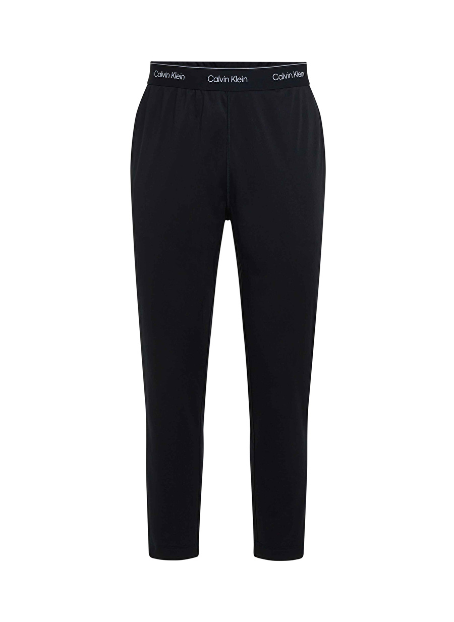 Calvin Klein Siyah Erkek Lastikli Bel Standart Fit Eşofman Altı 00GMS4P632BAE-WO - KNIT PANT