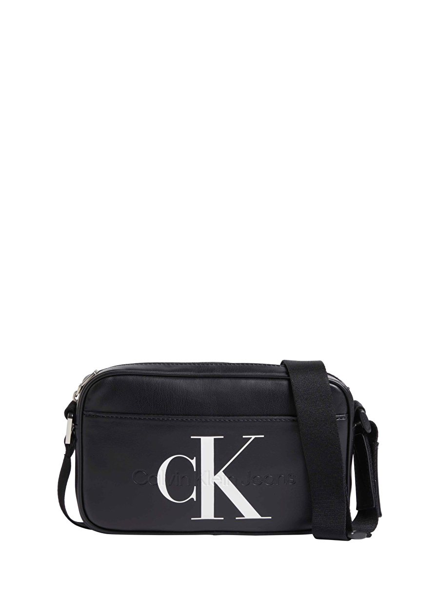 Calvin Klein Siyah Erkek 22x14,5x5 cm Postacı Çantası MONOGRAM SOFT CAMERA BAG22