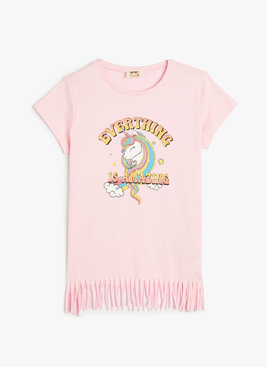 Koton Pembe Kadın T-Shirt 4SKG10046AK