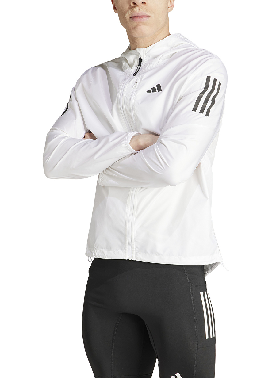 adidas Beyaz Erkek Zip Ceket IK7433 OTR