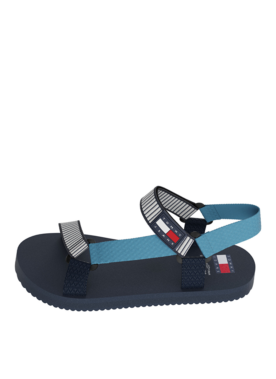 Tommy Hilfiger Lacivert Erkek Sandalet TJM CASUAL