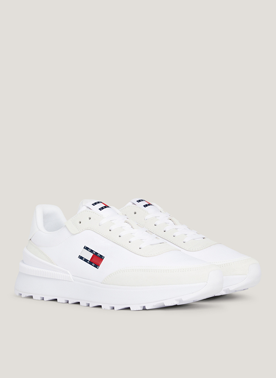 Tommy Hilfiger Beyaz Erkek Sneaker TJM TECHNICAL RUNNER