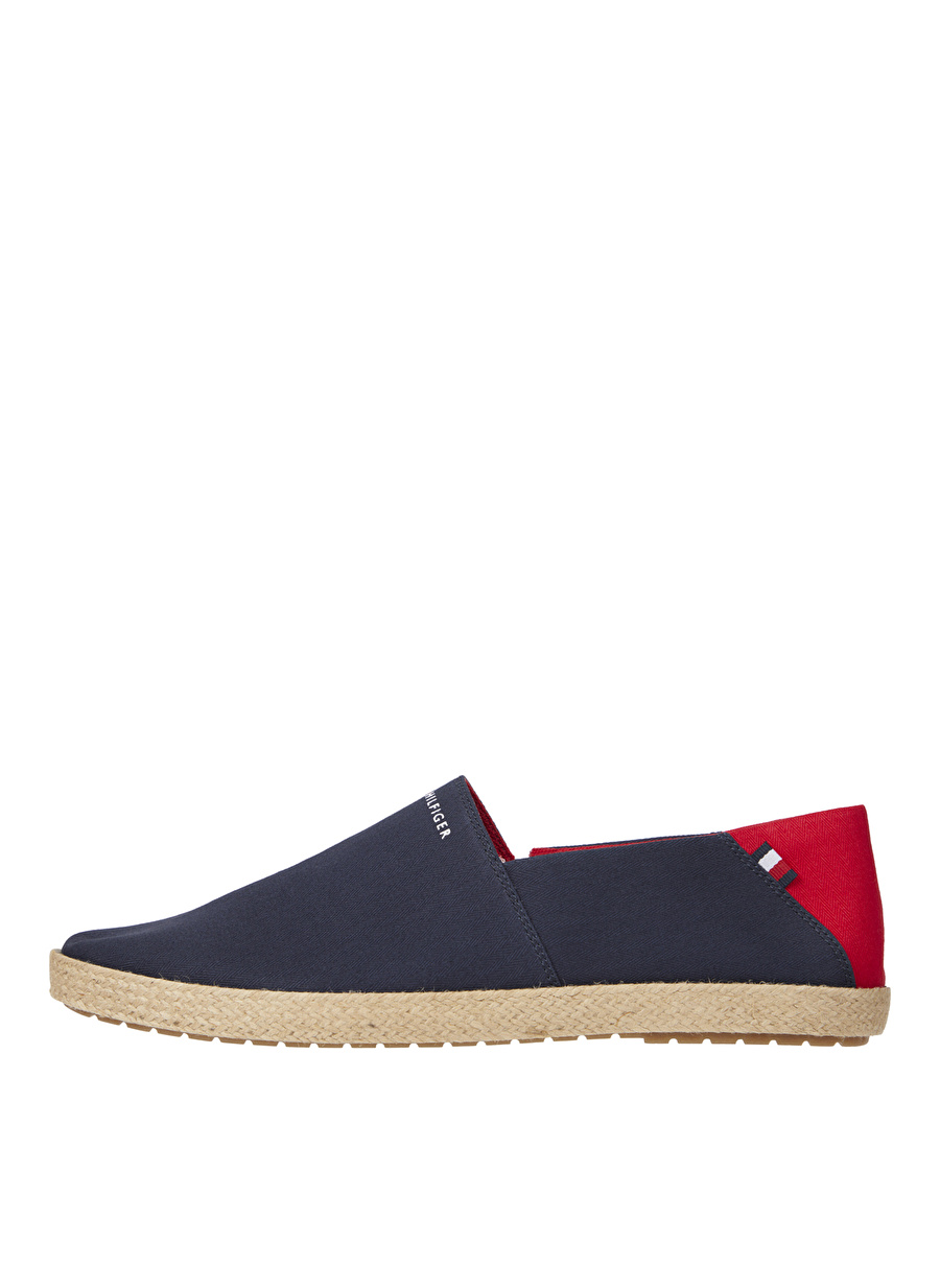 Tommy Hilfiger Lacivert Erkek Espadril HILFIGER ESPADRILLE CORE TEXTILE