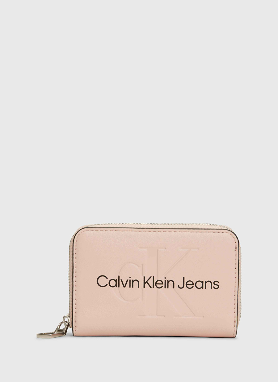 Calvin Klein Açık Pudra Kadın 7,5x10x2 cm Cüzdan K60K607229TFT