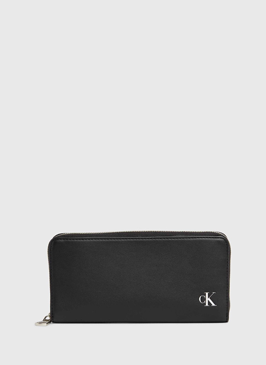 Calvin Klein Siyah Kadın 19x10x2 cm Cüzdan K60K611478BEH