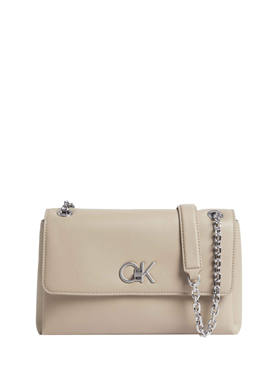 Calvin Klein Açık Gri Kadın 24x17x7 cm Omuz Çantası K60K611084PFA