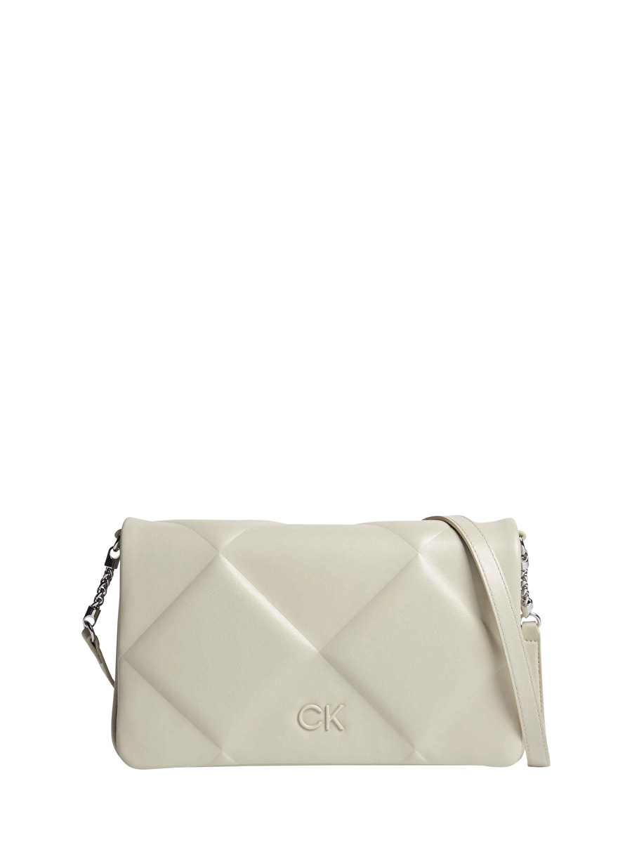 Calvin Klein Açık Bej Kadın 18x28x8 cm Çapraz Çanta K60K611759PEA