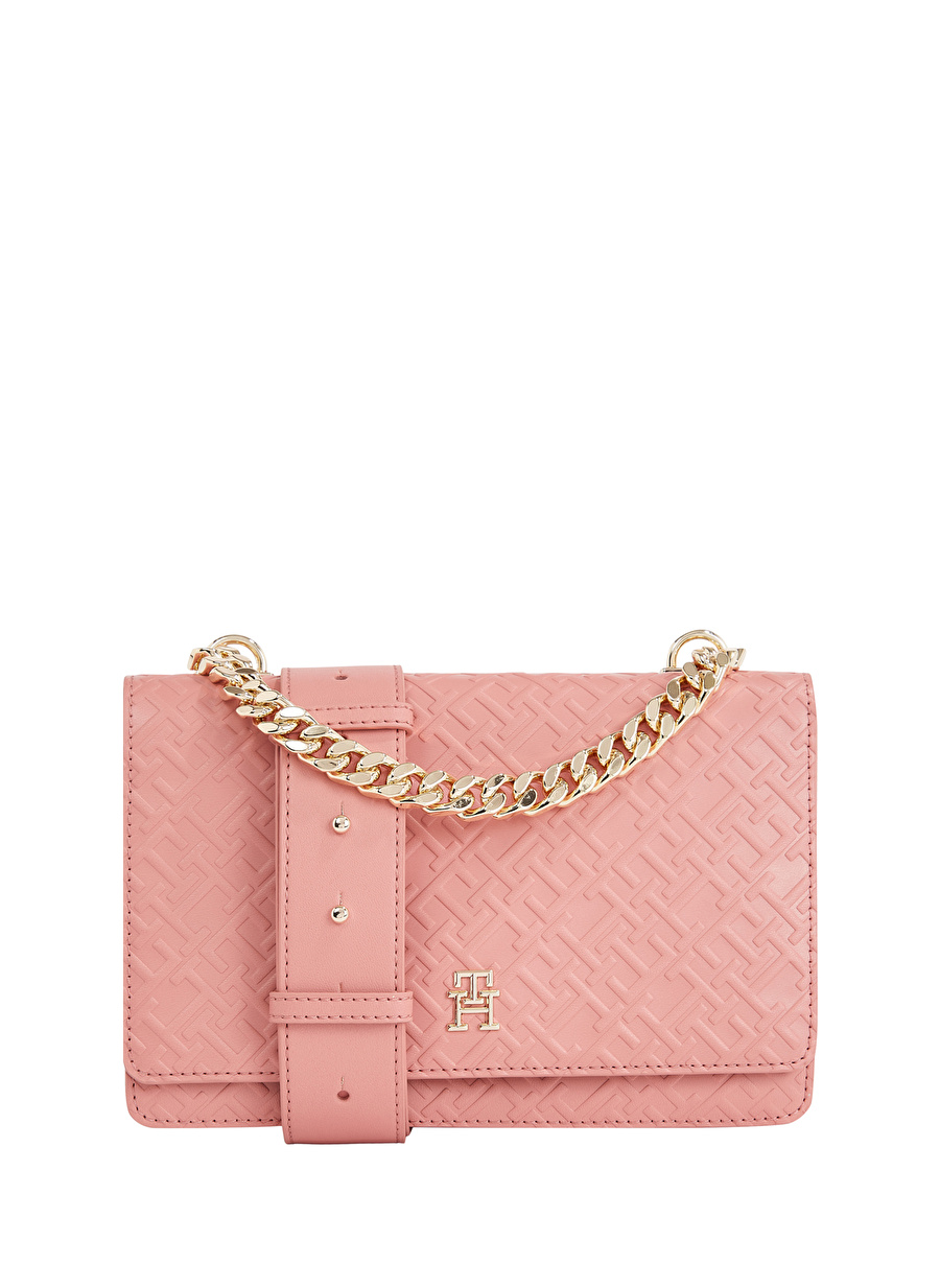 Tommy Hilfiger Pembe Kadın 23x17x8 cm Omuz Çantası AW0AW16108TJ5