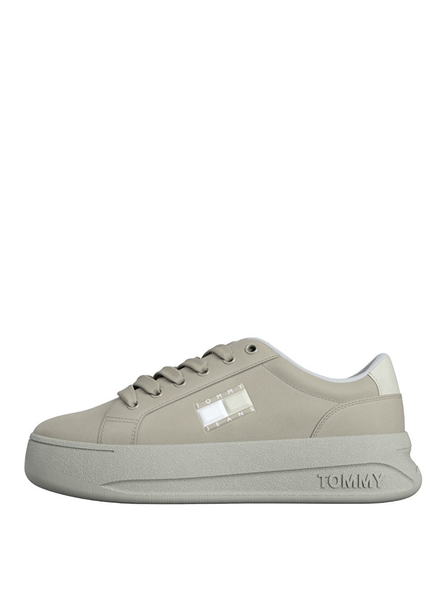 Tommy Hilfiger Bej Kadın Deri Sneaker EN0EN02500AEV