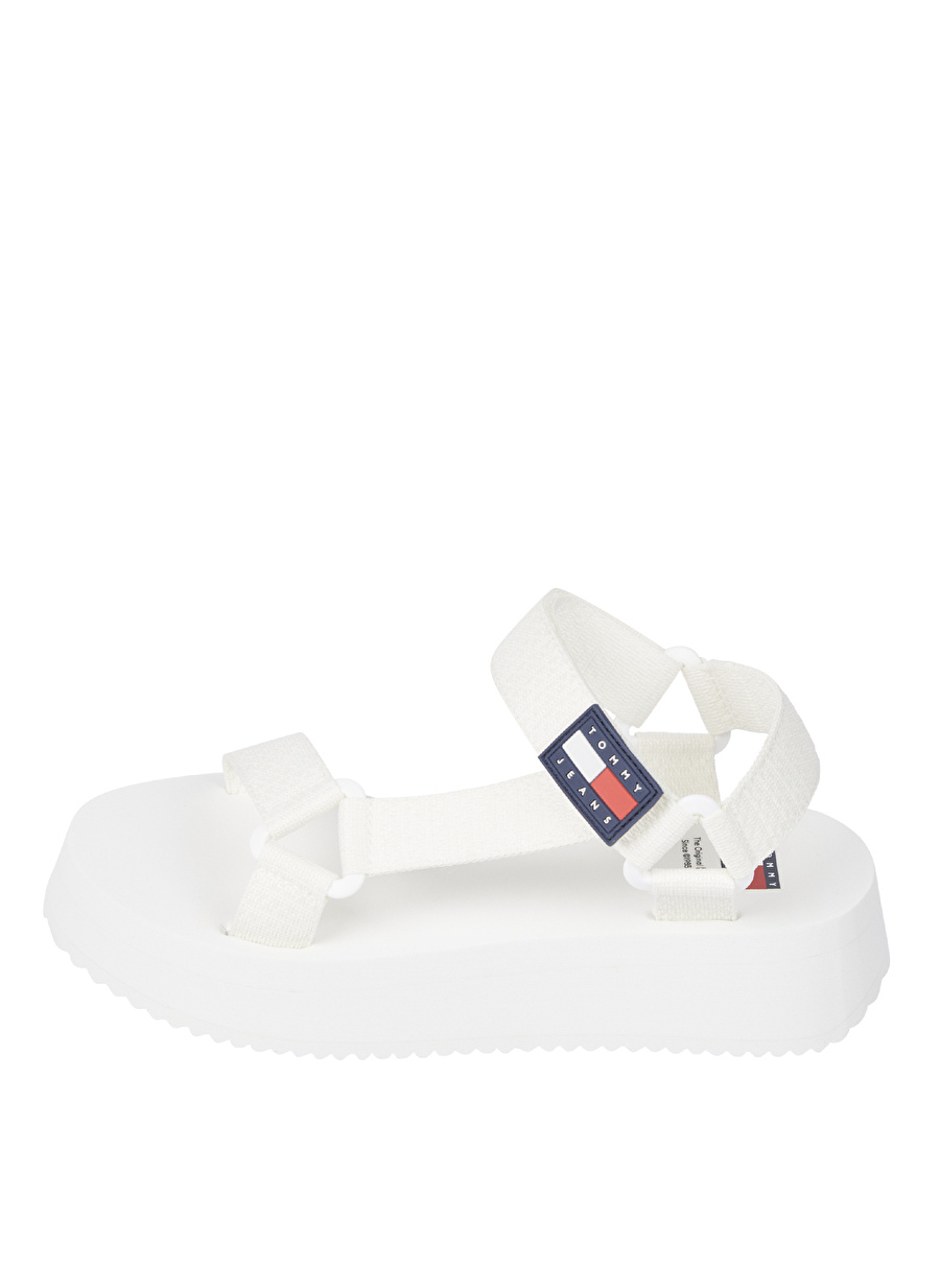 Tommy Hilfiger Beyaz Kadın Sandalet EN0EN02466YBL